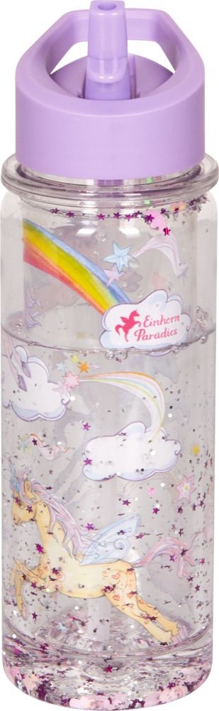 Παγούρι Νερού Μονόκεροι Καλαμάκι Με Glitter 300ml Lillifee Unicorn Paradise , Die Spiegelburg