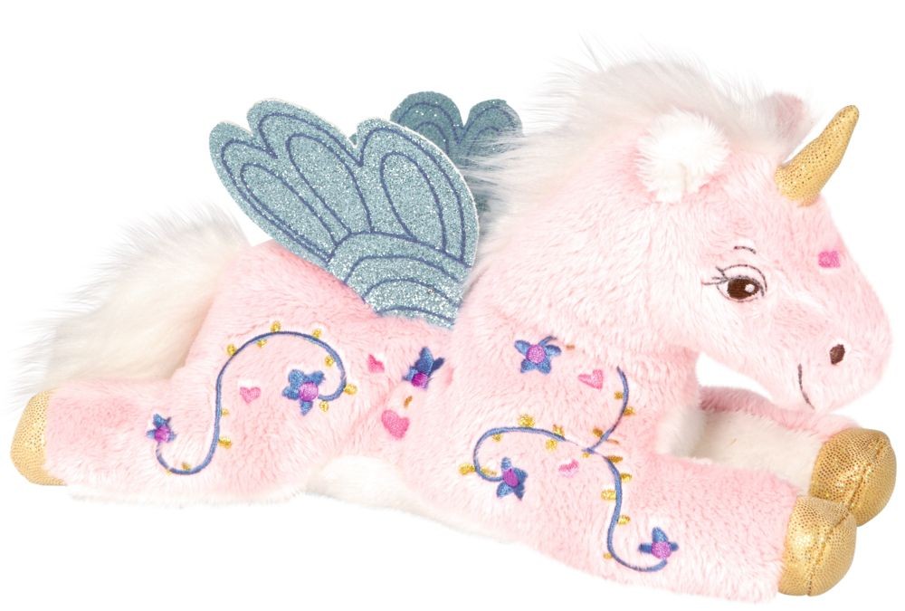 Μονόκερος Ροζ Ξαπλωτός Κεντητός Unicorn Paradise 22εκ, Die Spiegelburg 