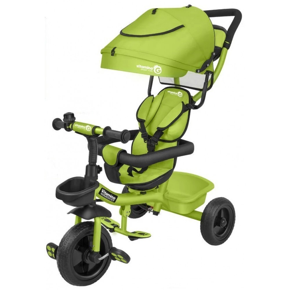 Ποδήλατο Τρίκυκλο Πράσινο Vitamina G 5 σε 1, Globo