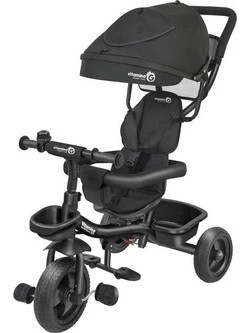 Ποδήλατο Τρίκυκλο Μαύρο Vitamina G 5 σε 1, Globo