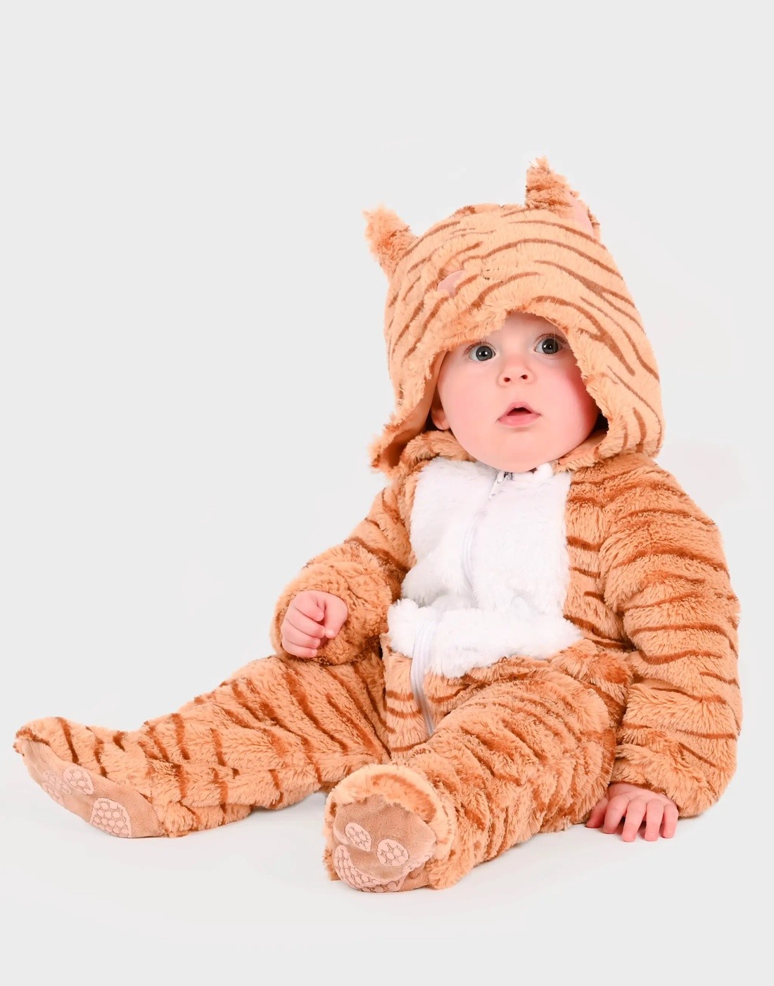 Βρεφική Στολή Τιγράκι Ολόσωμη 6-12 μηνών, Den Goda Fen 