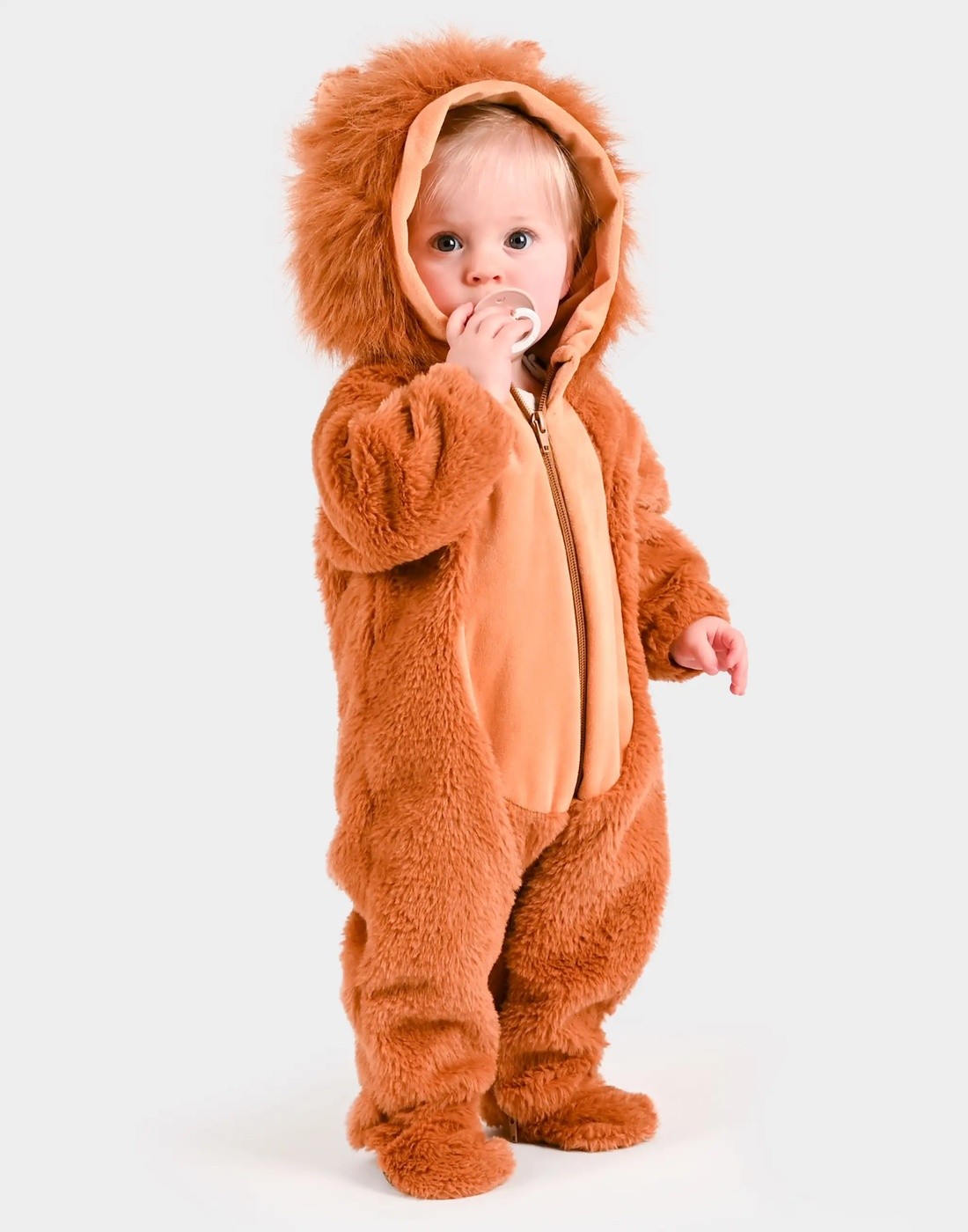 Βρεφική Στολή Λιοντάρι Ολόσωμη 6-12 μηνών, Den Goda Fen
