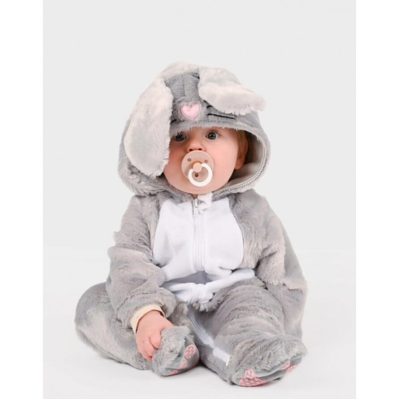 Βρεφική Στολή Λαγουδάκι Ολόσωμη 6-12μηνών, Den Goda Fen