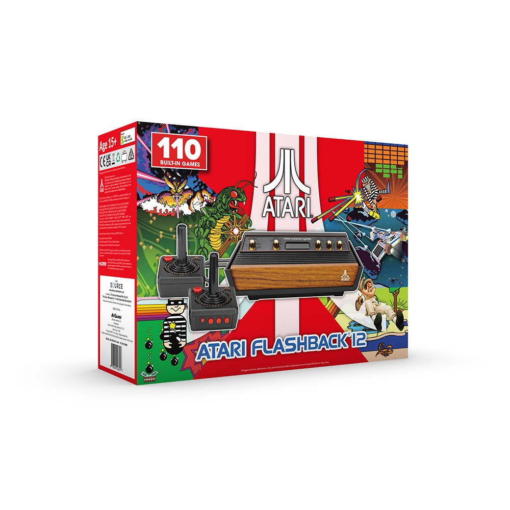 Κονσόλα Βιντεοπαιχνιδιών με HDMI Εσωτερική Μνήμη 2 Χειριστήρια Atari Flashback 12, The Source