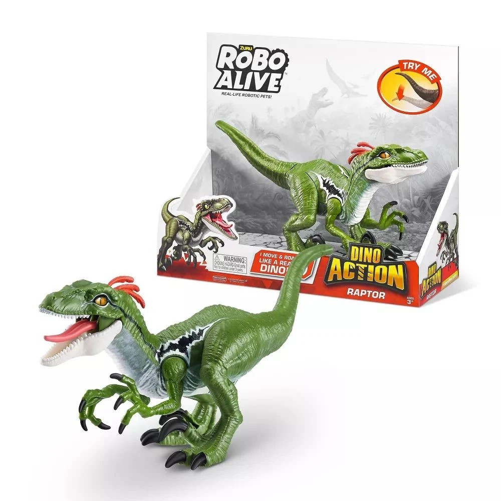 Δεινόσαυρος Dino Action Ρομποτικός Ράπτορας Σειρά 1 Robo Alive, Zuru