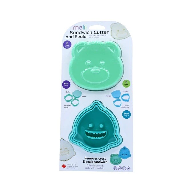 Sandwich Cutters Bear/Shark 6 τεμ, Melii