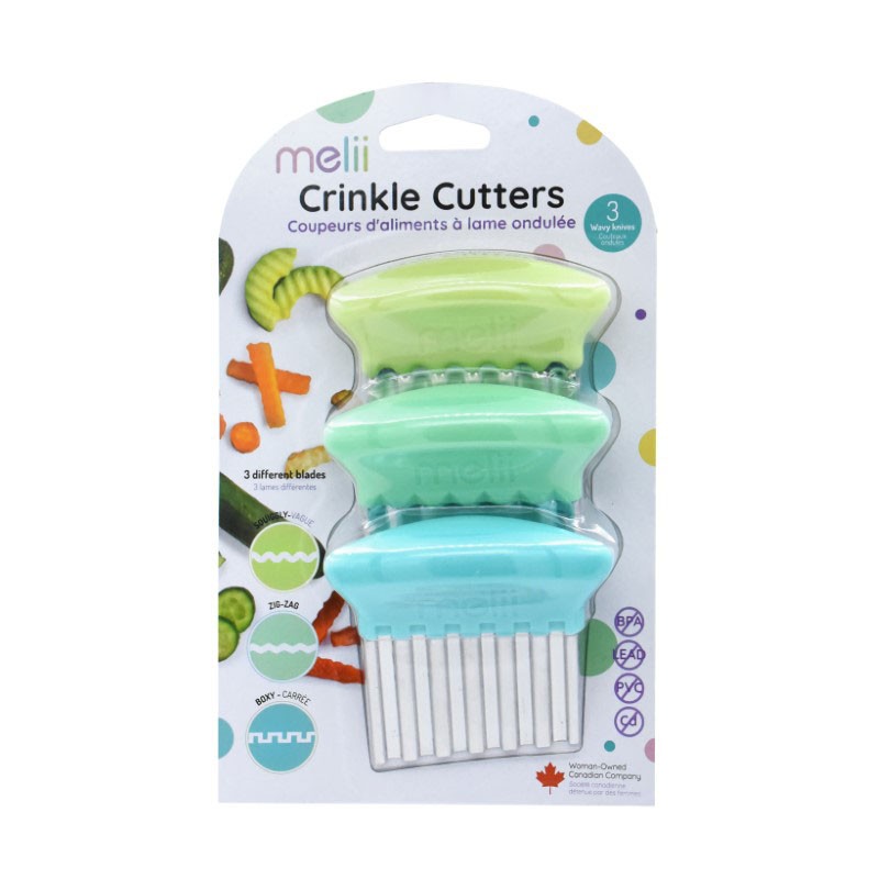 Crinkle Cutters Blue 3psm Melii