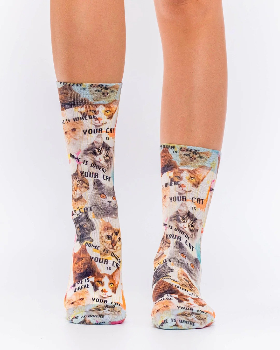Κάλτσες Γυναικείες Home Cat I Lady Sock 36-40, Wigglesteps