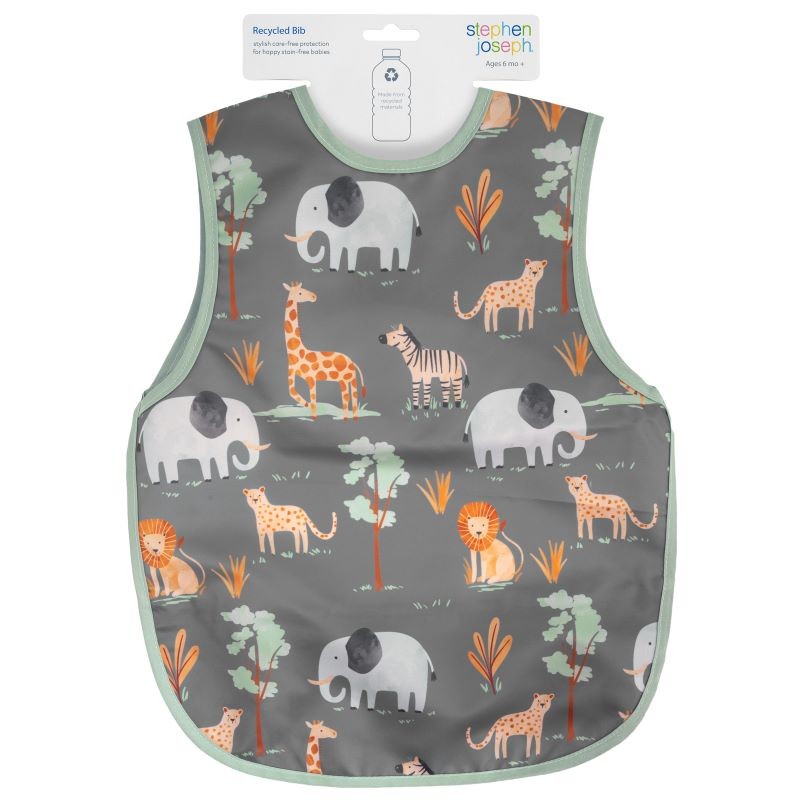 Αδιάβροχη Παιδική Σαλιάρα Με Τσέπη Zoo, Stephen Joseph