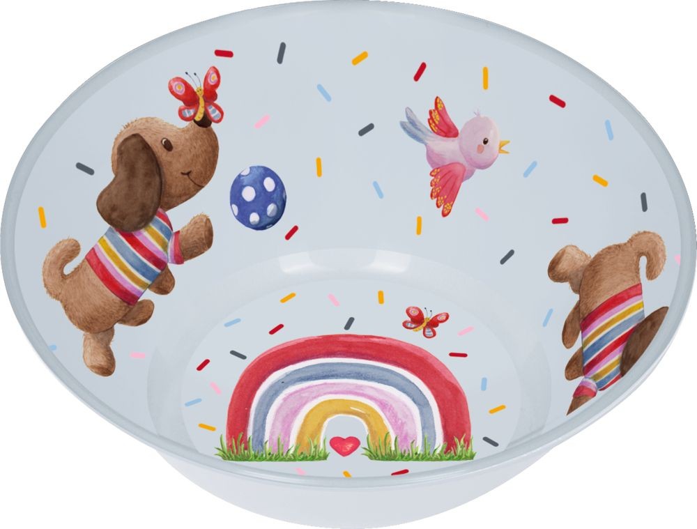 Μπολ Πλαστικό Σκύλος Ουράνιο Τόξο Γαλάζιο, Die Spiegelburg
