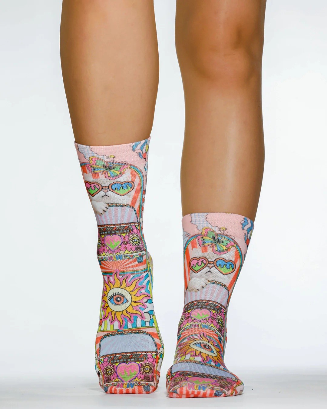 Κάλτσες Γυναικείες Hippie Cat Lady Sock 36-40, Wigglesteps