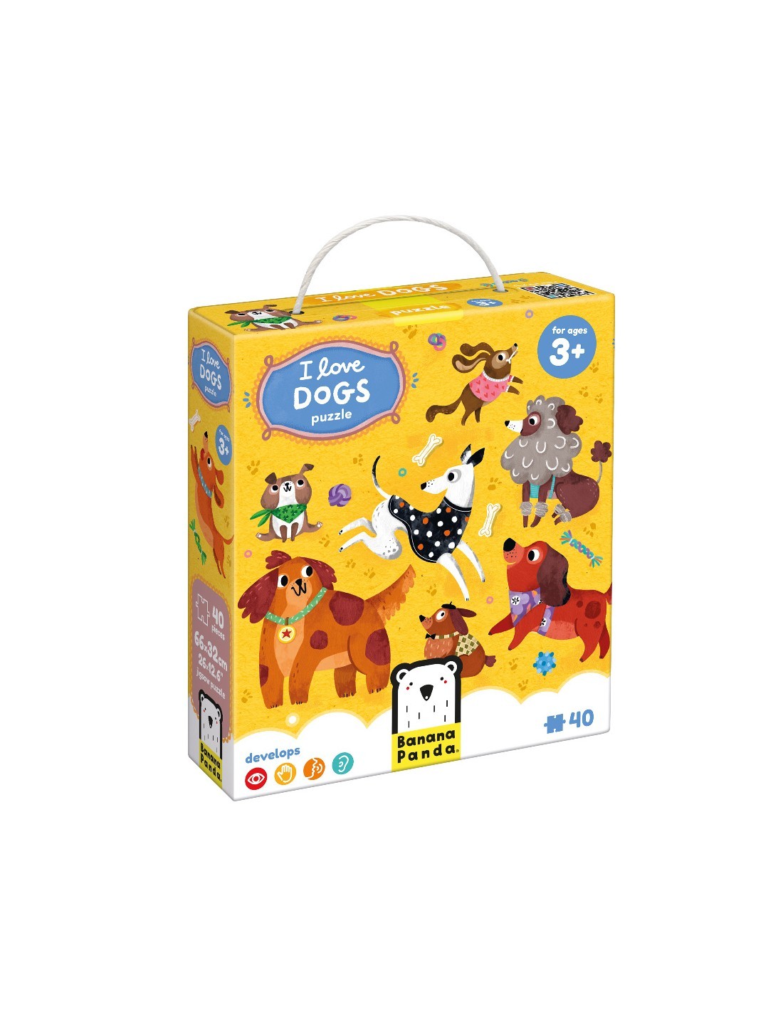 Παζλ 40ps I Love Dogs, Banana Panda