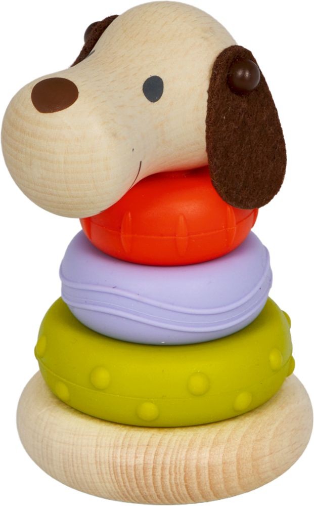 Παιχνίδι Στοίβαξης Πύργος Ξύλινος - Σιλικόνης Σκύλος, Die Spiegelburg