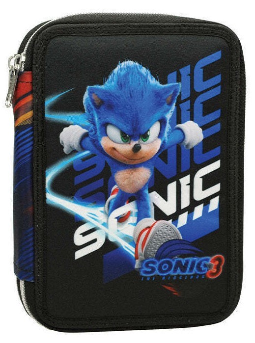Κασετίνα Γεμάτη με 2 Θήκες Sonic 3 Hedgehog Back me Up, GIM