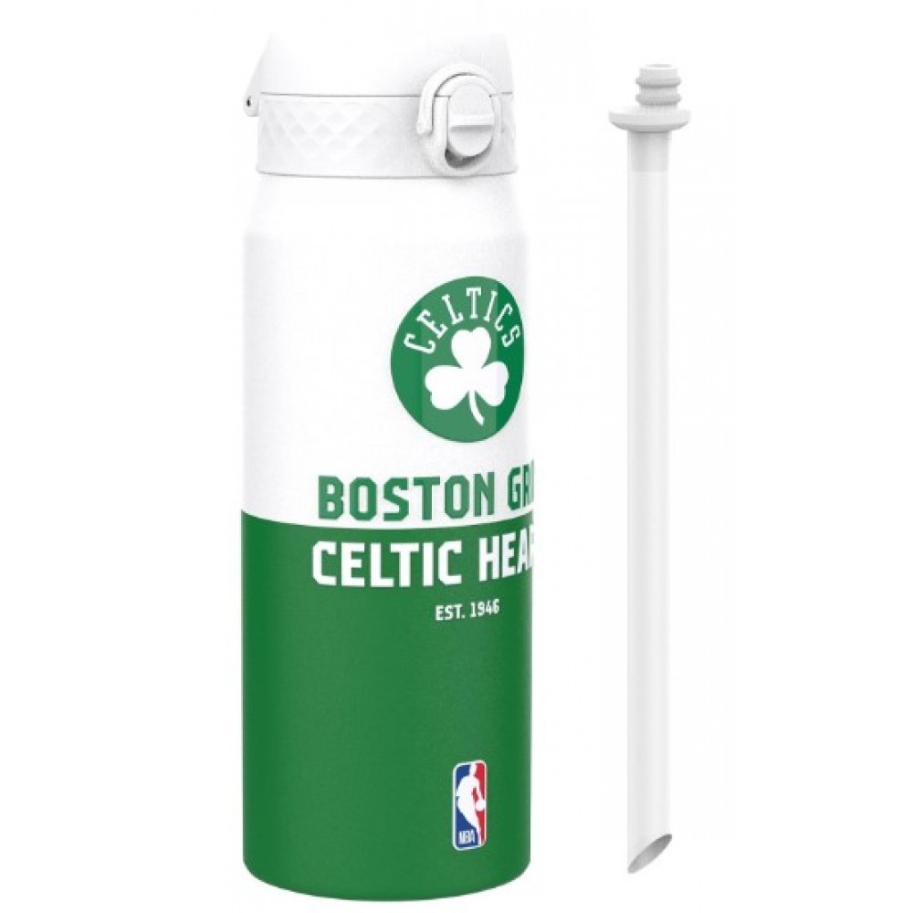 θερμός Παγούρι Μεταλλικό με καλαμάκι 750ml  NBA BOSTON CELTIC, ΙΟΝ8
