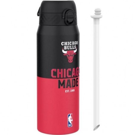 θερμός Παγούρι Μεταλλικό με καλαμάκι 750ml NBA Chicago Bulls, ΙΟΝ8