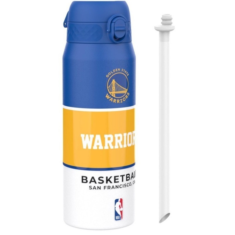 Θερμός Παγούρι Μεταλλικό με καλαμάκι 750ml NBA Golden State Warriors, ΙΟΝ8