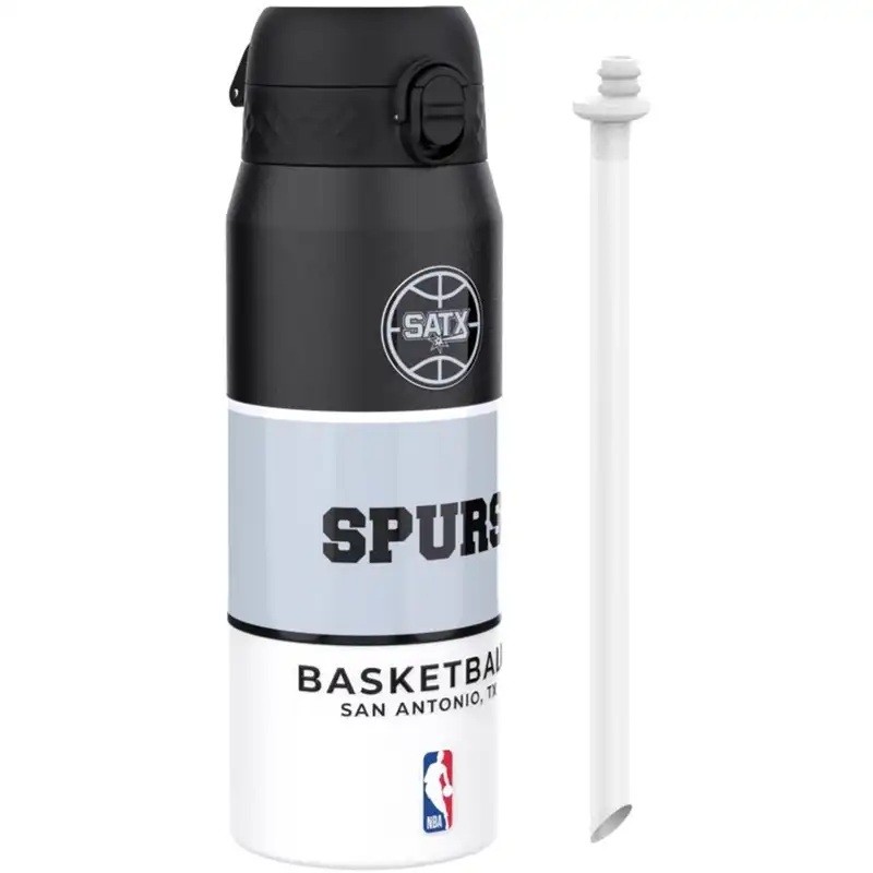 Θερμός Παγούρι Μεταλλικό με καλαμάκι 750ml NBA San Antonio Spurs, ΙΟΝ8