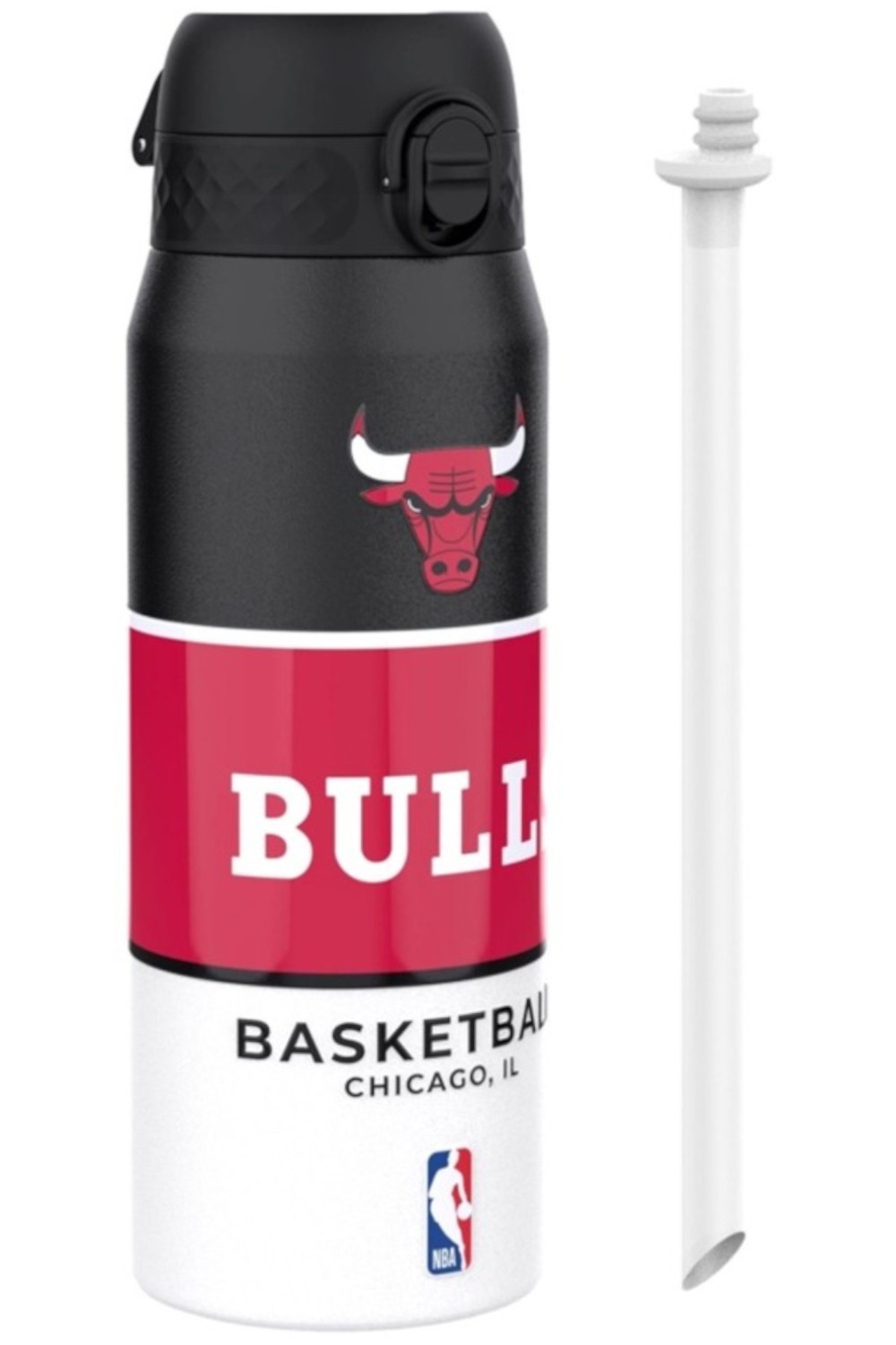 Θερμός Παγούρι Μεταλλικό με καλαμάκι 750ml NBA Chicago Bulls IL, ΙΟΝ8