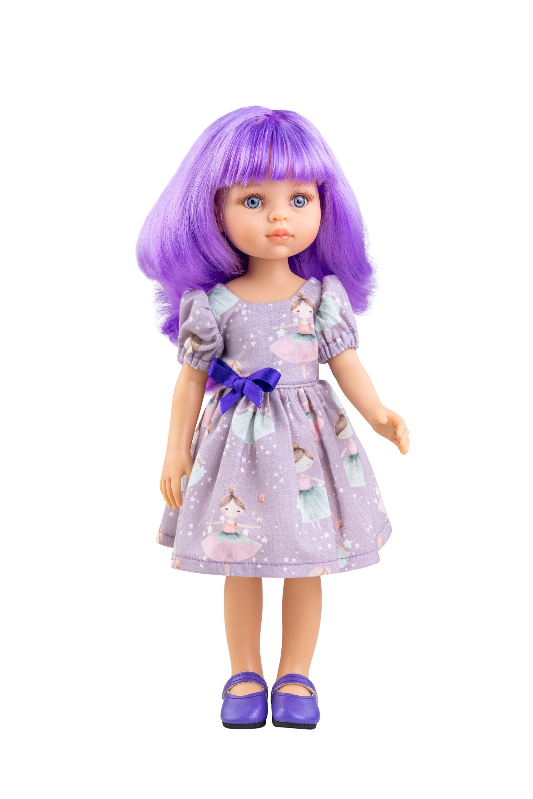 Κούκλα Kechu Funky Μοβ Μαλλιά 32εκ, Paola Reina