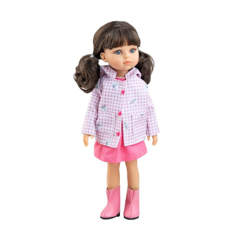 Κούκλα Carol με Καρό Σακάκι 32εκ, Paola Reina 