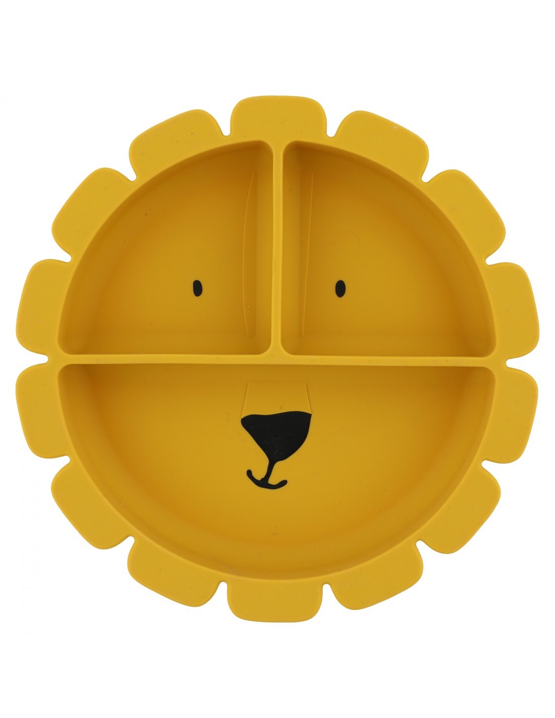Πιάτο Σιλικόνης με Χωρίσματα και Βεντούζα Mr Lion, Trixie