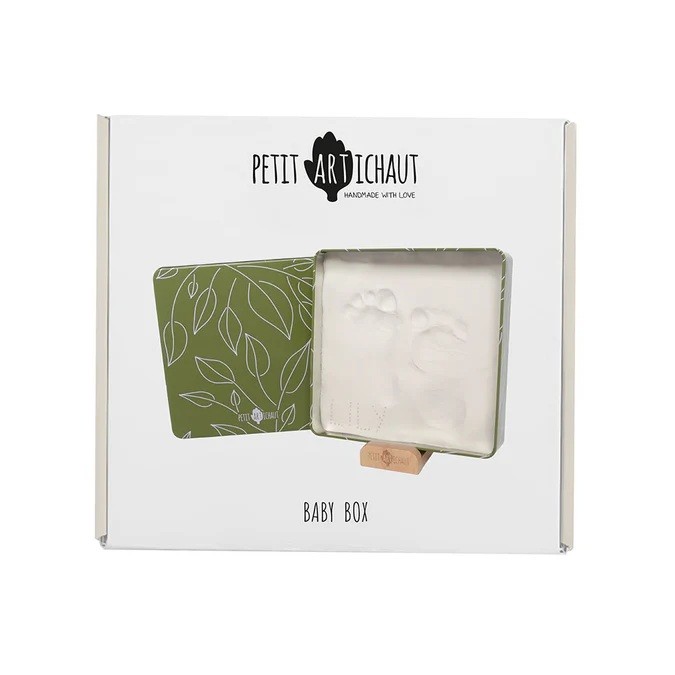 Αναμνηστικό Αποτύπωμα Baby Box Square Olive Tree, Petit Artichaut