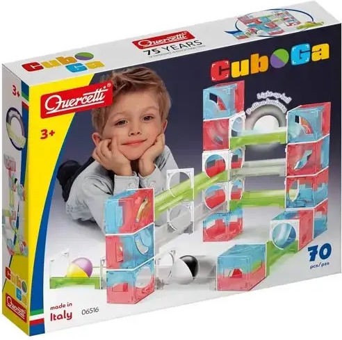 Cuboga Μπιλιοδρόμιο 70 τμχ, Quercetti