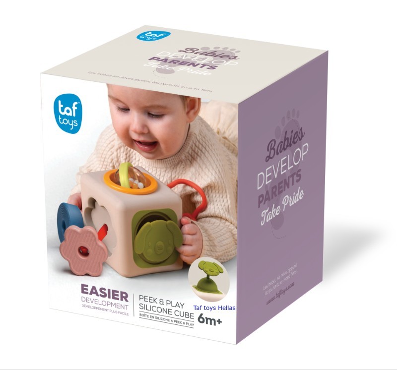 Κύβος Δραστηριοτήτων Peek & Play Cube, Taf Toys