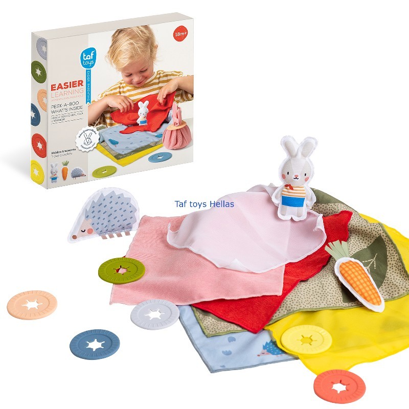 Παιχνίδι Ανακάλυψης Peek  a Boo What Is Inside, Taf Toys
