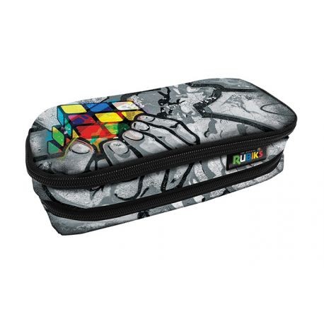 Κασετίνα Oval 2 Θέσεις Rubik’s Xscape, Graffiti