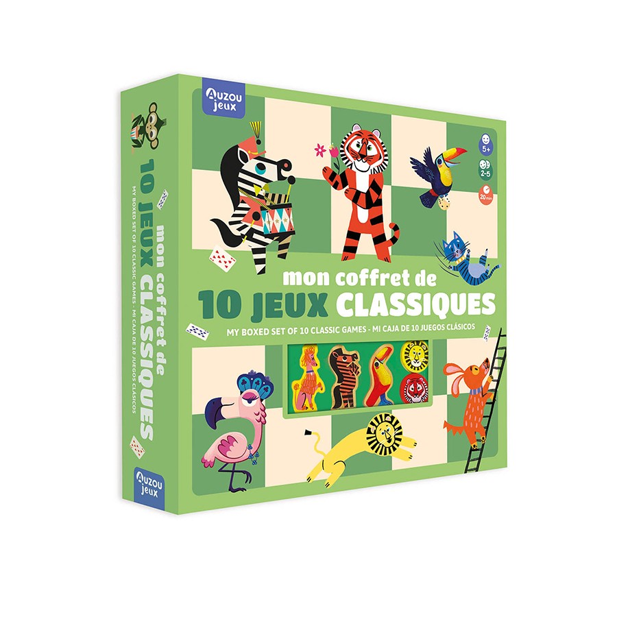 Κλασσικά Επιτραπέζια My Boxed Set of 10 Classic Games, Auzou