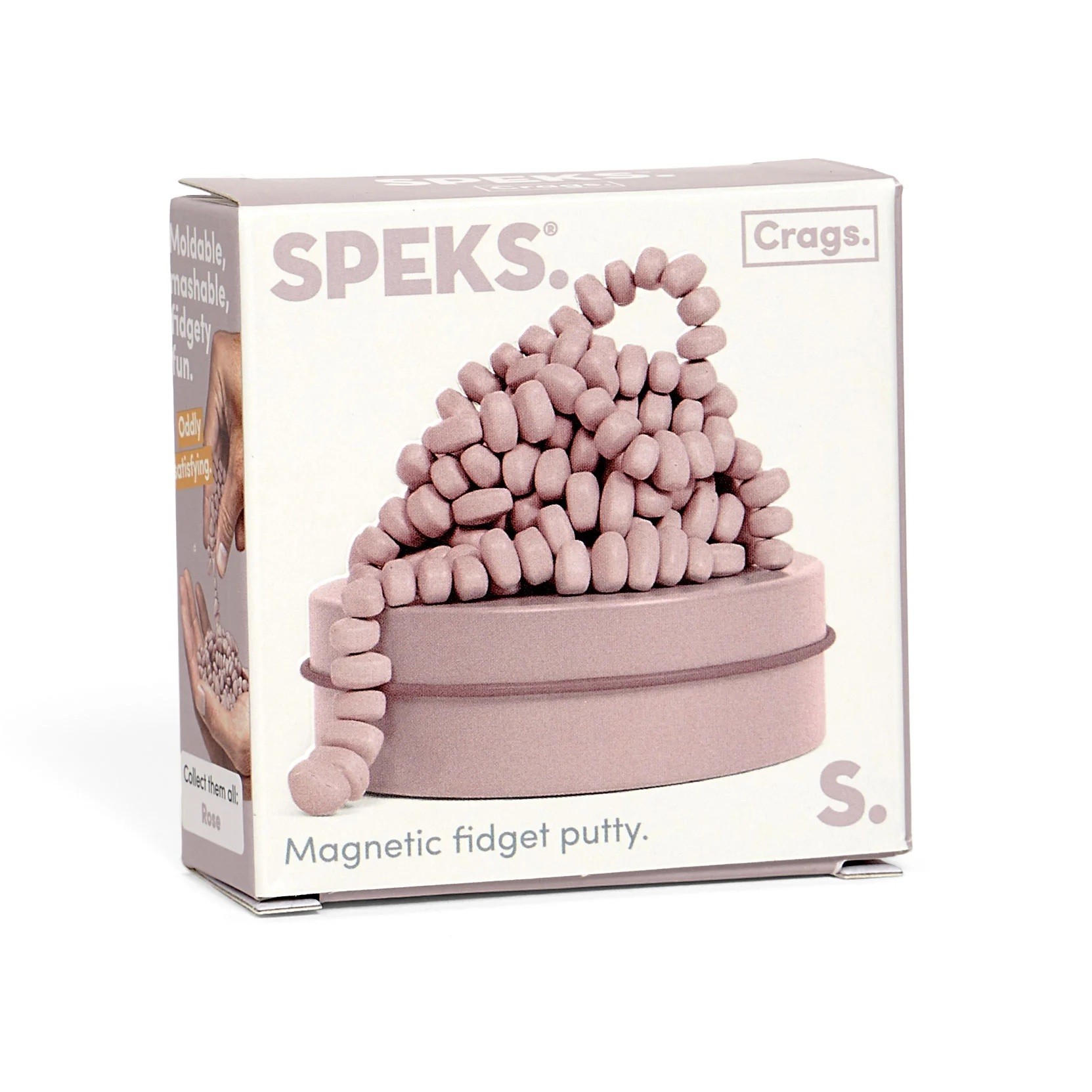 Παιχνίδι Fidget Μαγνητικές Πέτρες Crags Magnet Matte Ροζ, Speks