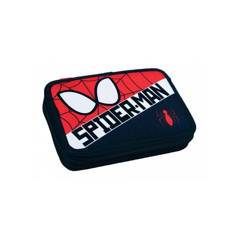 Κασετίνα Διπλή Spiderman Neoprene, Gim