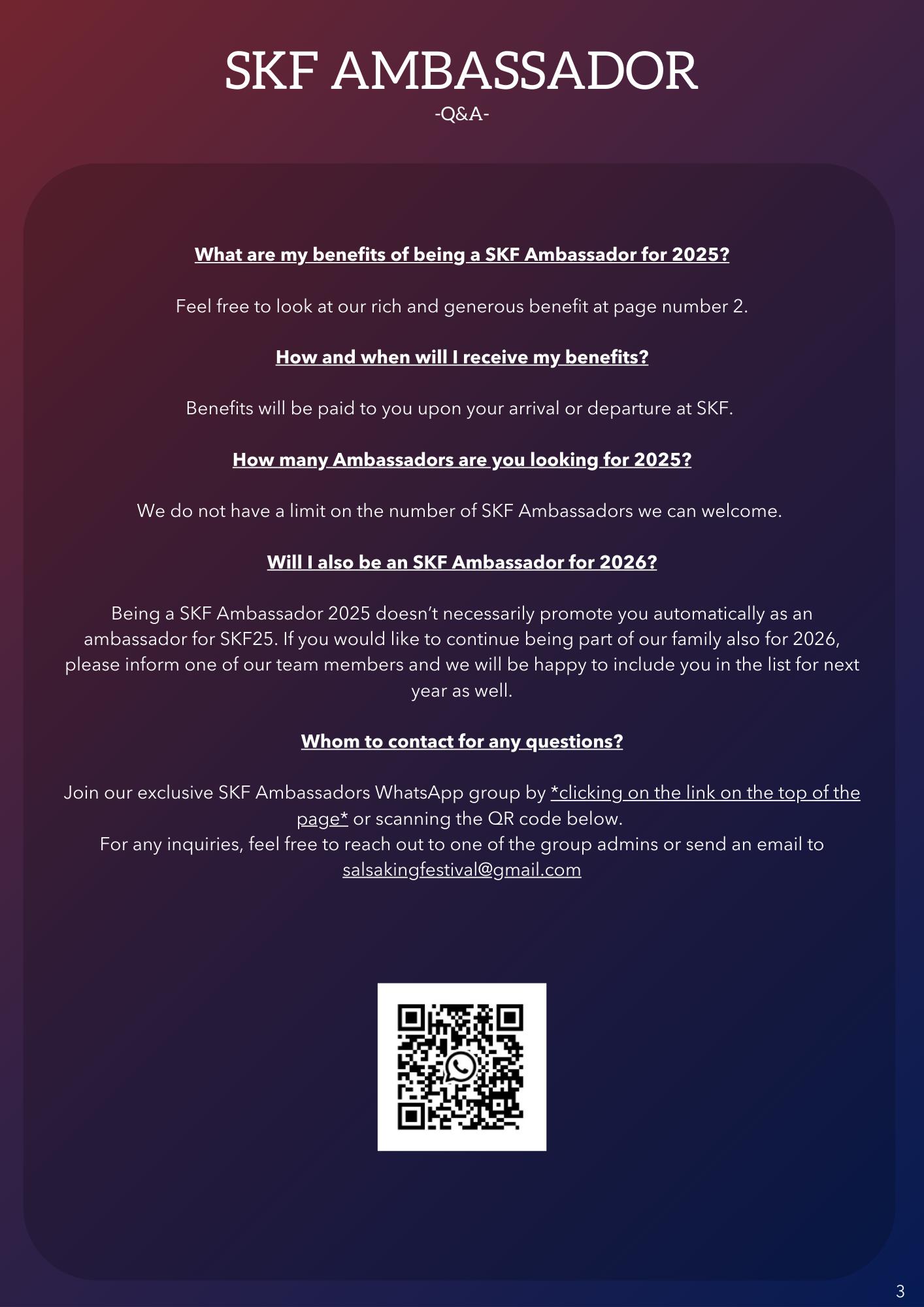 Ambassador's Programme 3