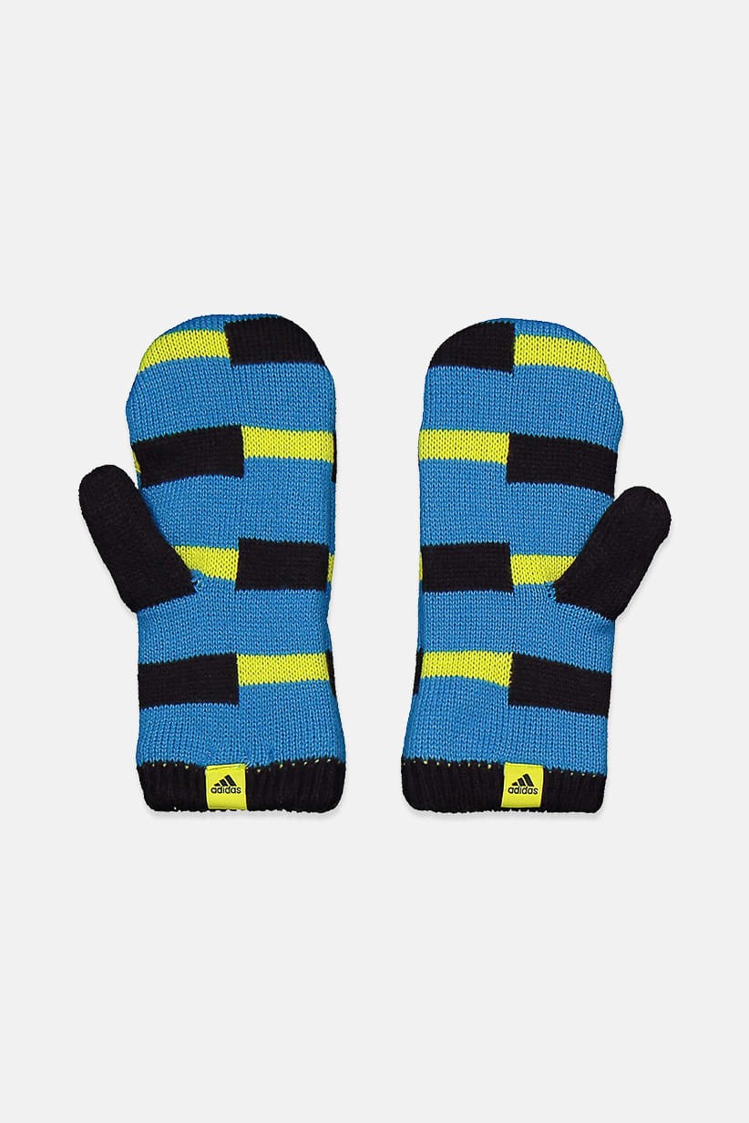 ADIDAS STRIPY GLOVES/MIT BLUE-BLACK W59312