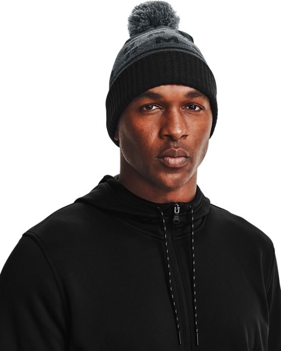 UNDER ARMOUR BIG LOGO POM BEANIE  201279