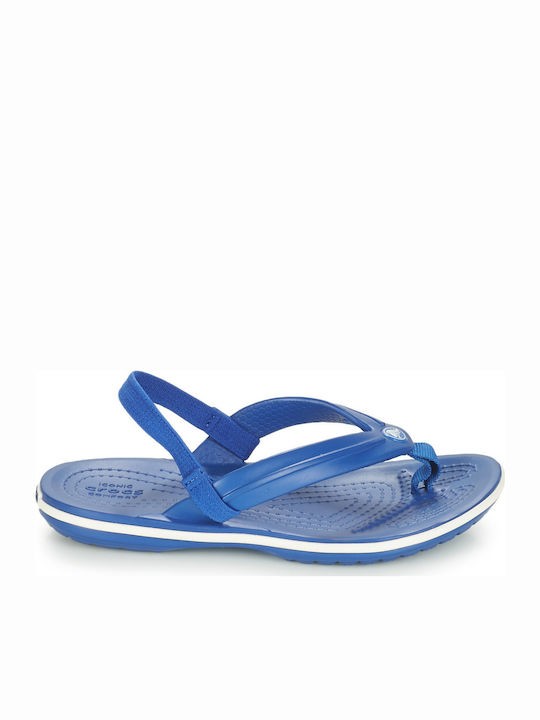 CROCS CROCBAND STRAP FLIP X BLUE JEAN  205777-4GX