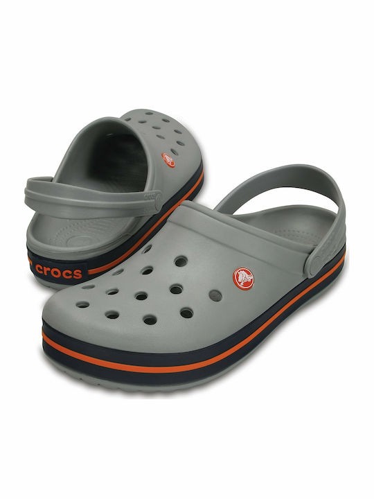 CROCS CROCBAND UNISEX   Light Grey/Navy 11016-01U