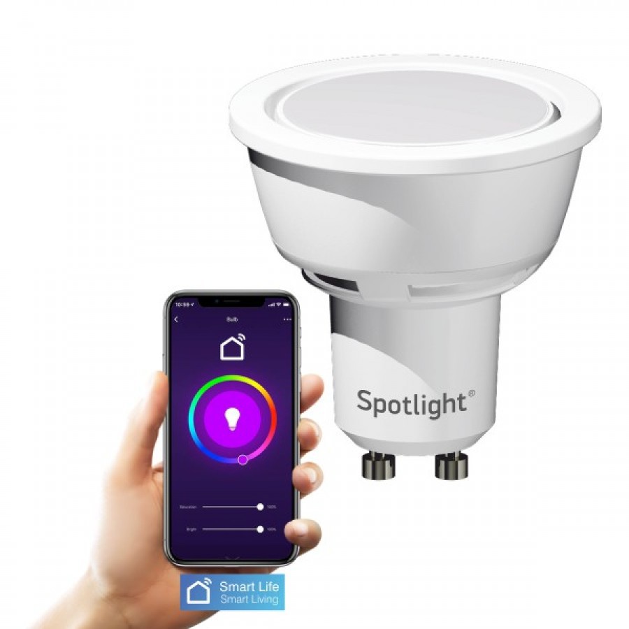 ΛΑΜΠΤΗΡAΣ LED GU10 SMART WiFi 5.5W RGB